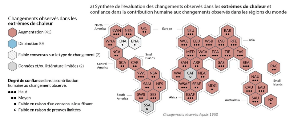 Augmentation des vagues de chaleur liées aux activités humaines fossiles